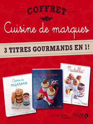 cover image of Coffret Cuisines de marques